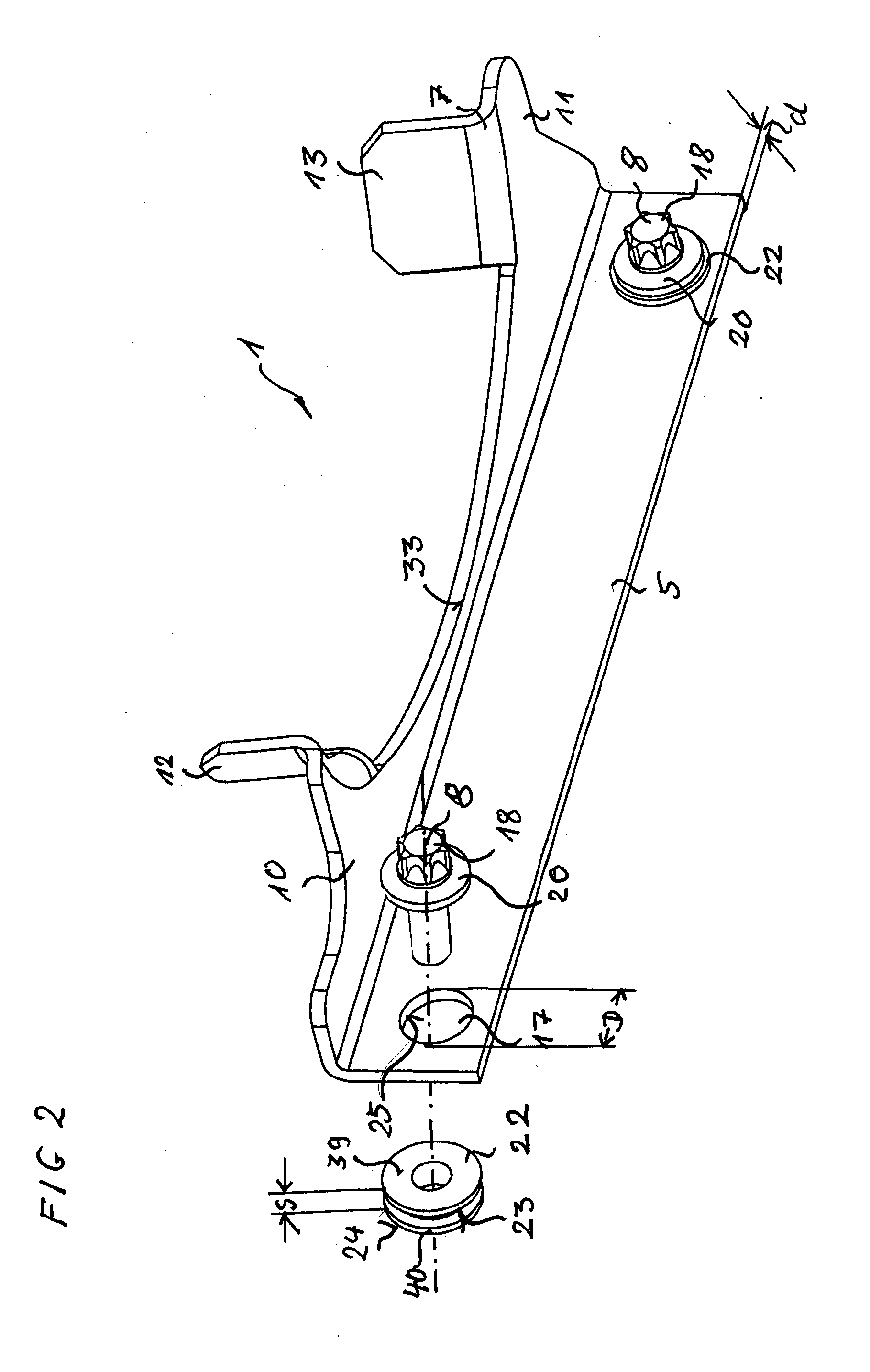 Catalytic converter fastening for a combustion engine