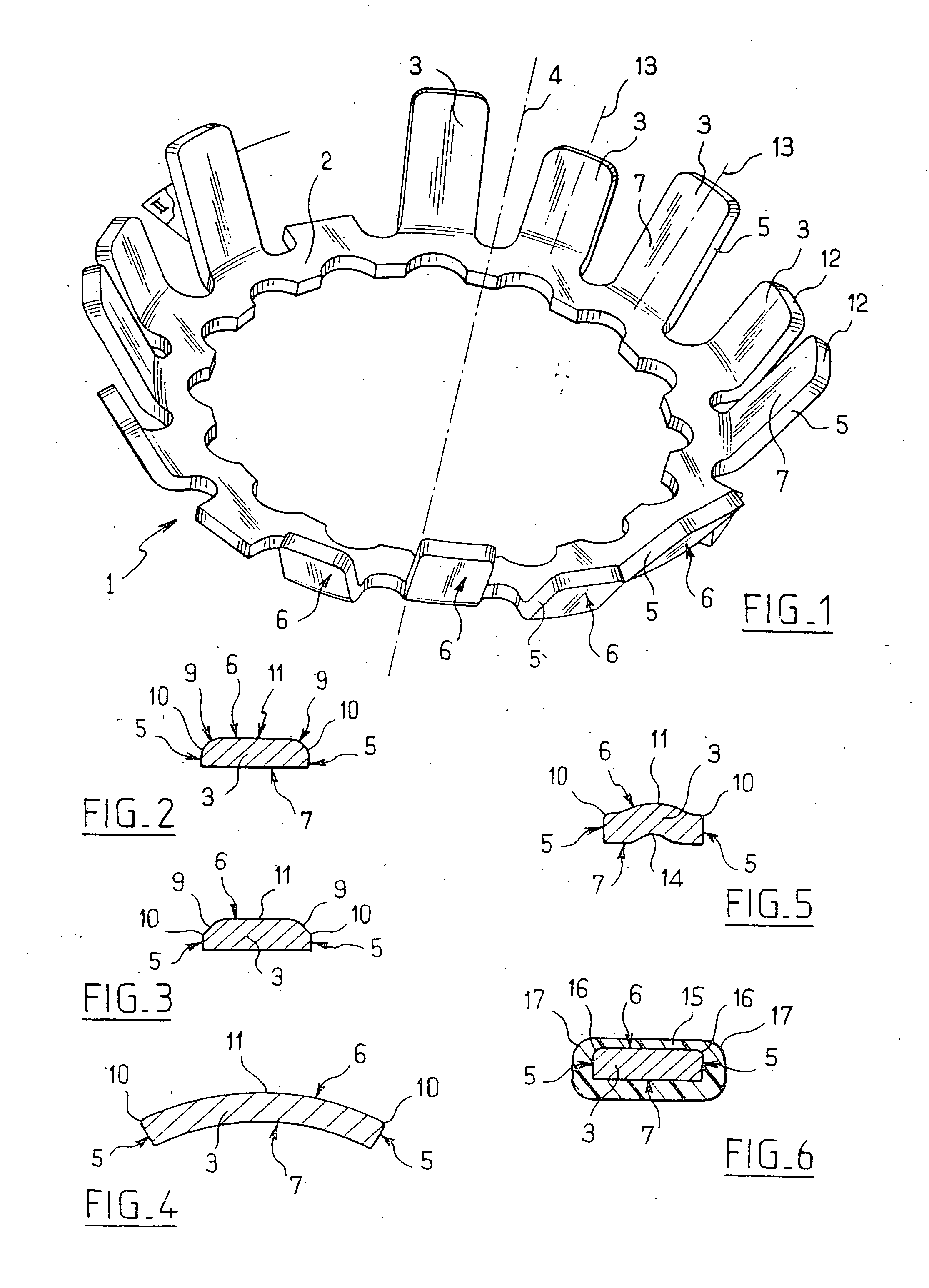 Non-aggressive anchor washer