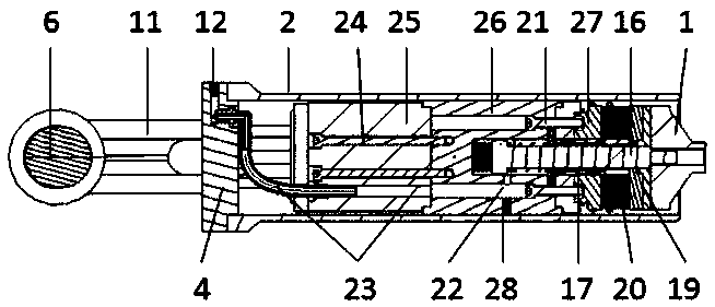 A small electromagnetic riveting gun cooling device and its realization method