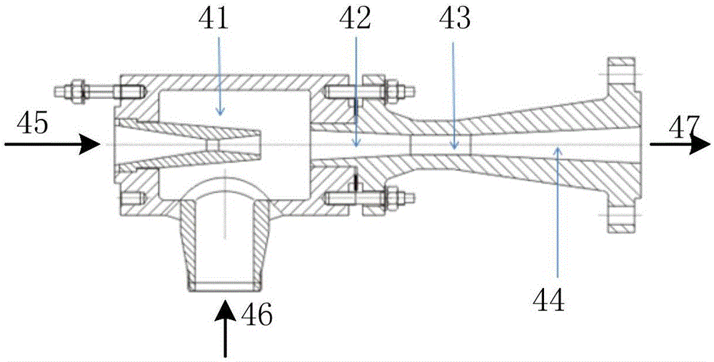 Experimental device capable of realizing absorption and regeneration combination based on wetted wall tower, and regeneration tower