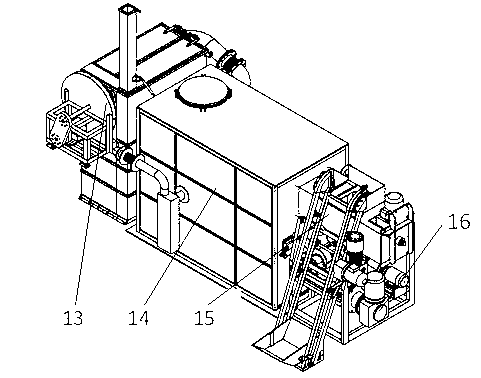 Pyrolytic medical waste treatment vehicle