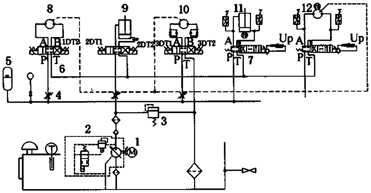 Rotary kiln liner clearing robot based on electro-hydraulic servo proportional driving and control