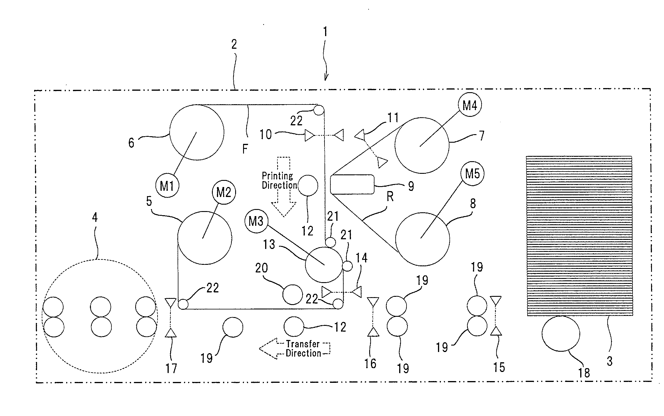 Printing device and printing method