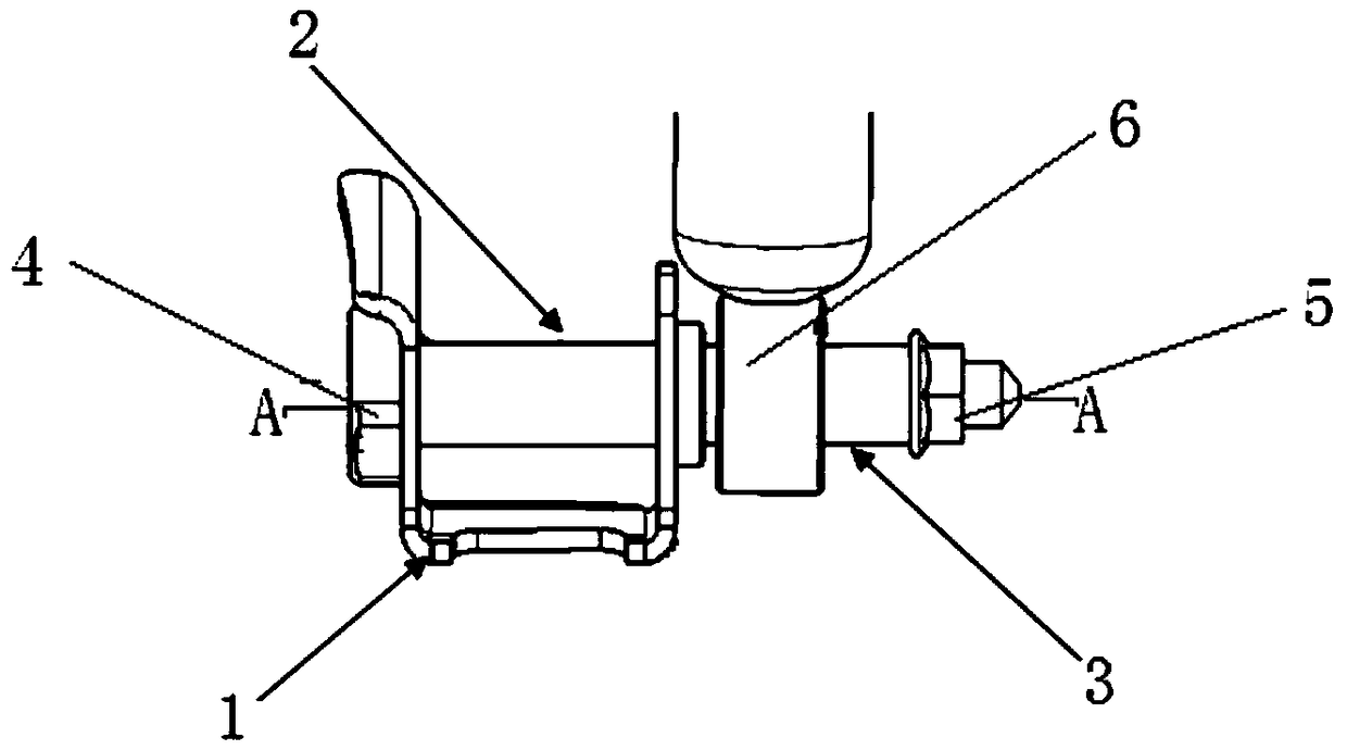 Damper fixing structure and method