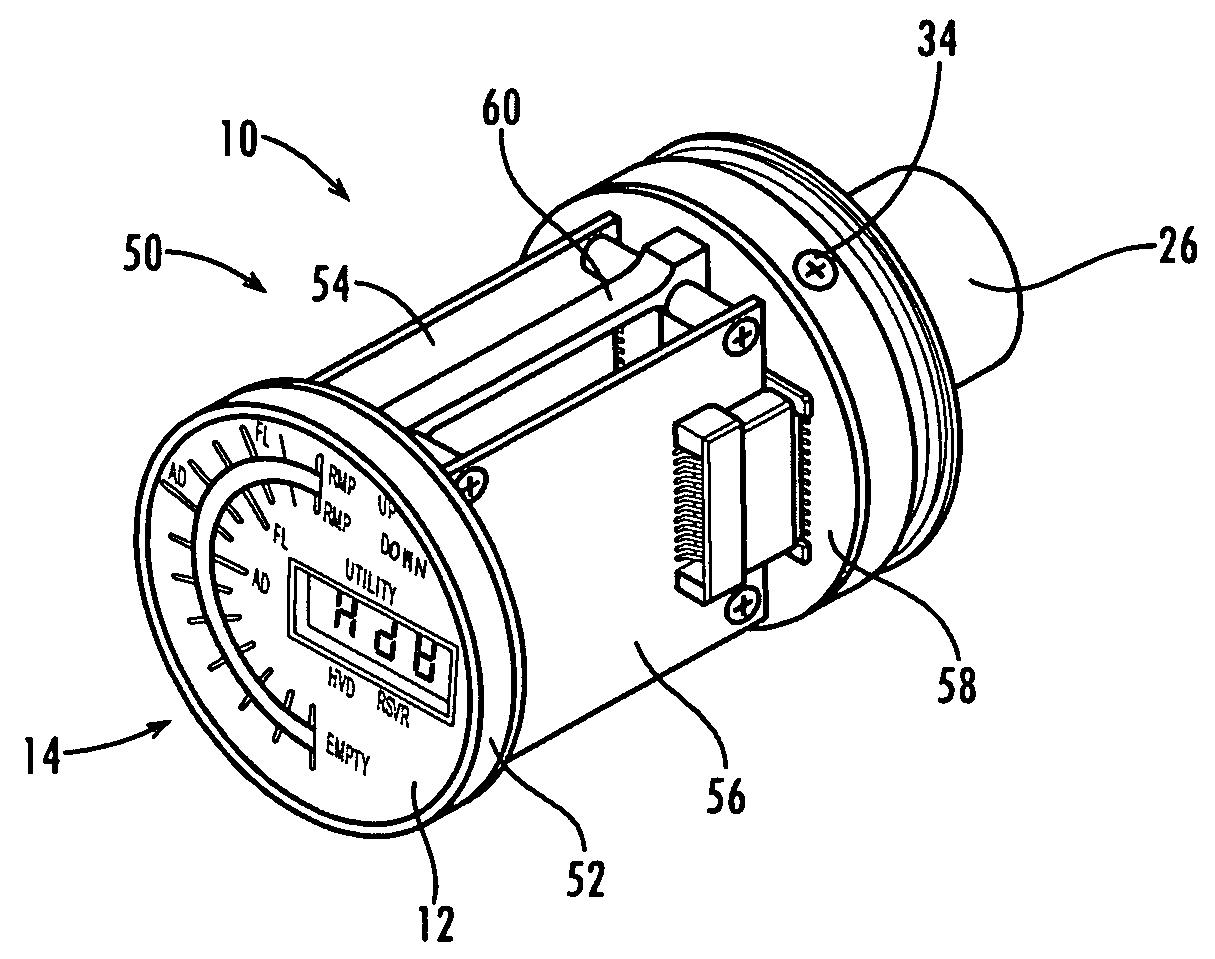 Solid state avionics display instrument