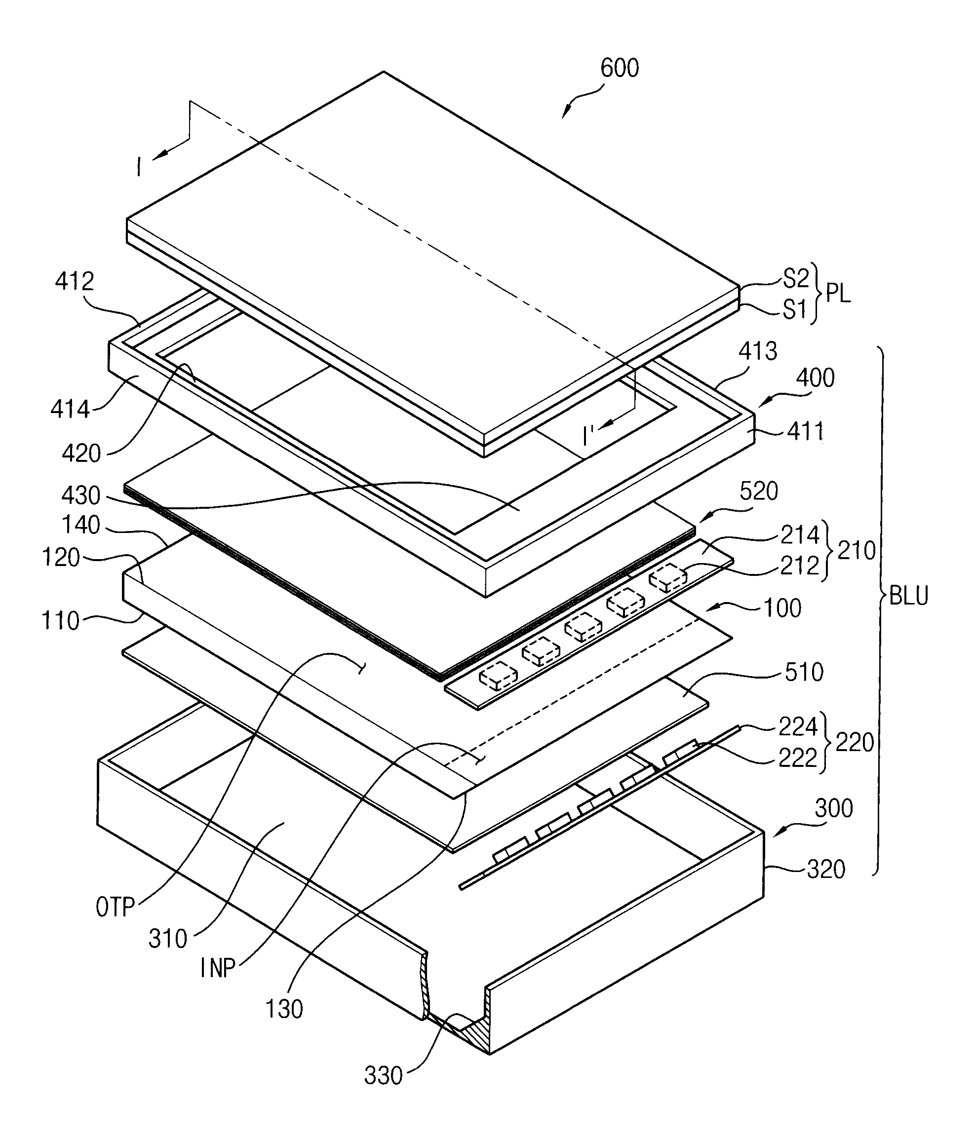 Light-emitting assembly and display apparatus having the same