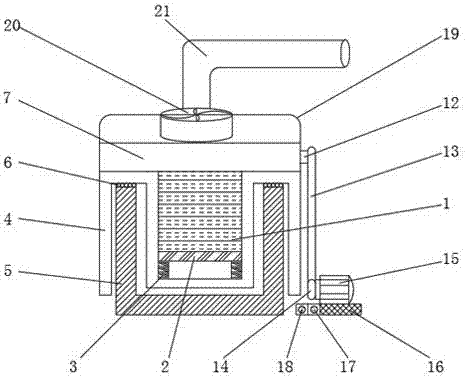 Novel extraction paper pressing and dedusting device