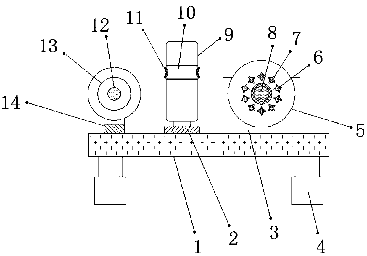 Automatic winding machine for steel cable production