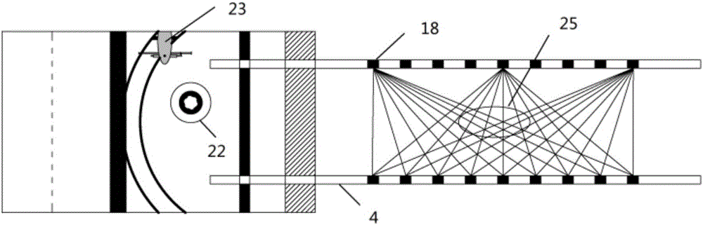 Advanced three-dimensional resistivity cross-hole CT boulder detection system and detection method carried by shield tunneling machine