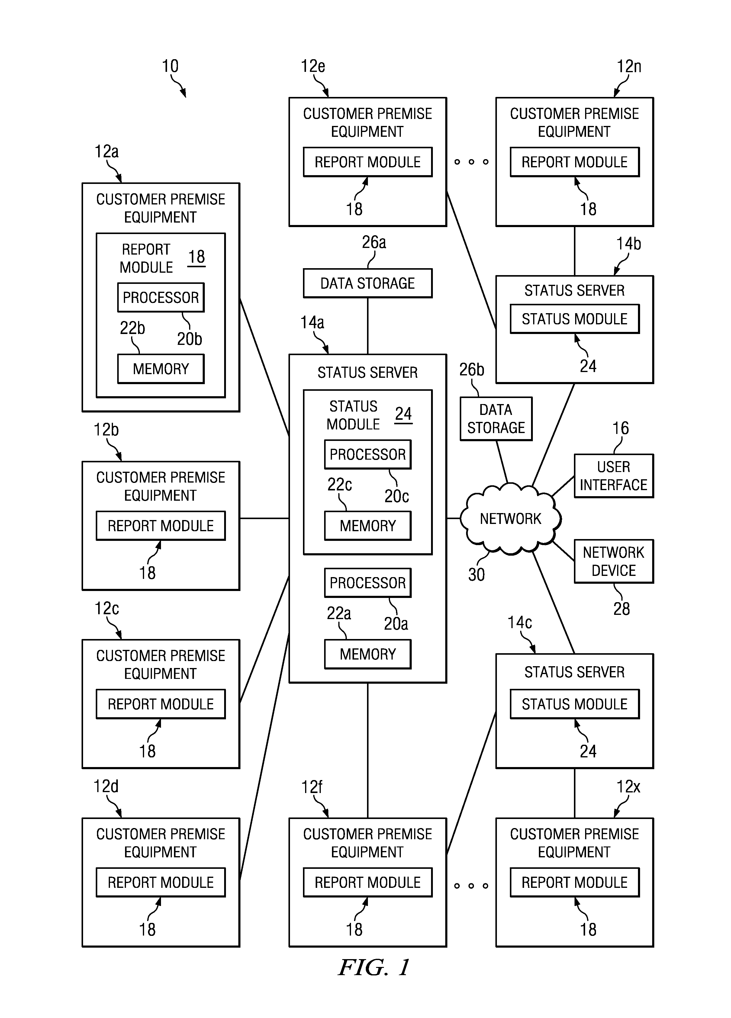 System and method to contact and maintain status of managed devices