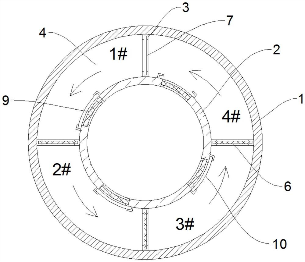 Improved dense medium rapid sedimentation water treatment device