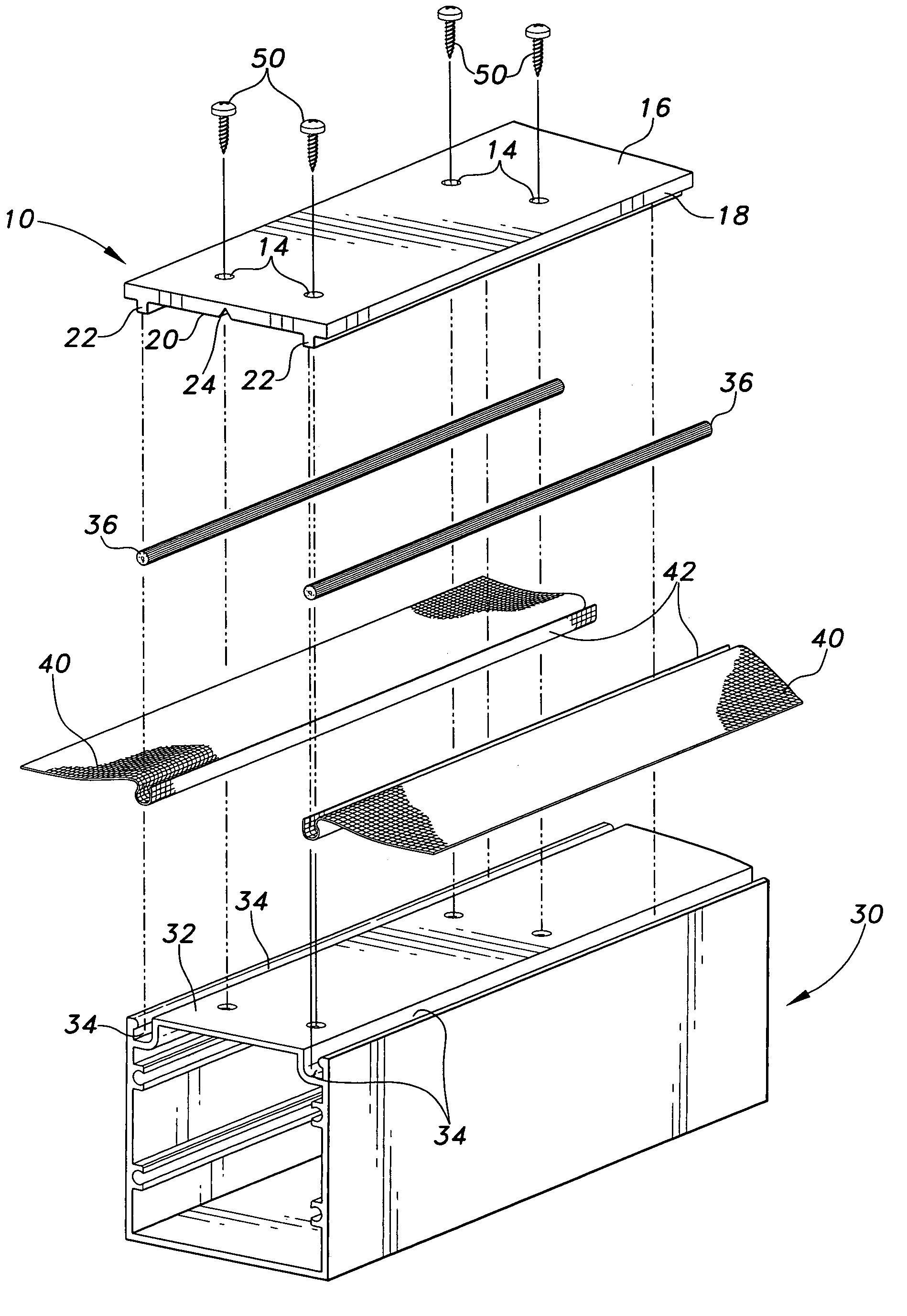 Screen frame reinforcement