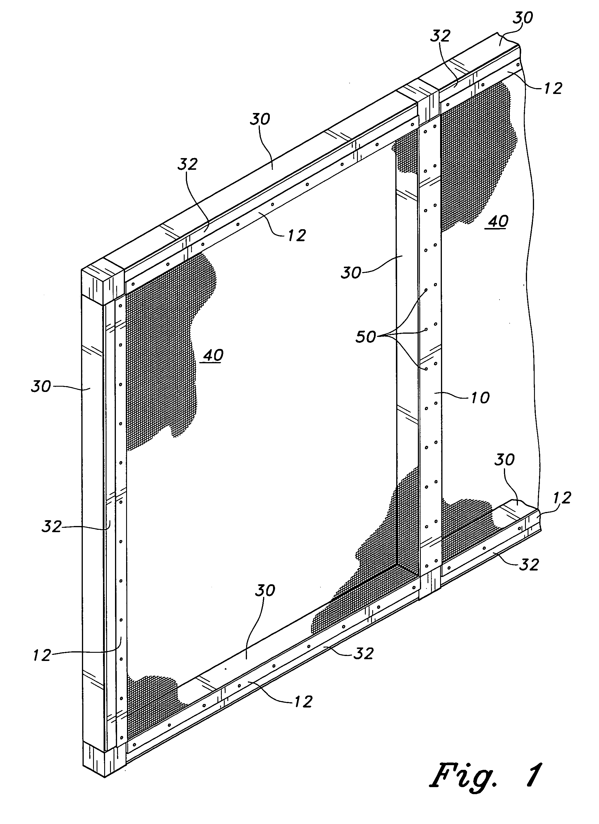 Screen frame reinforcement