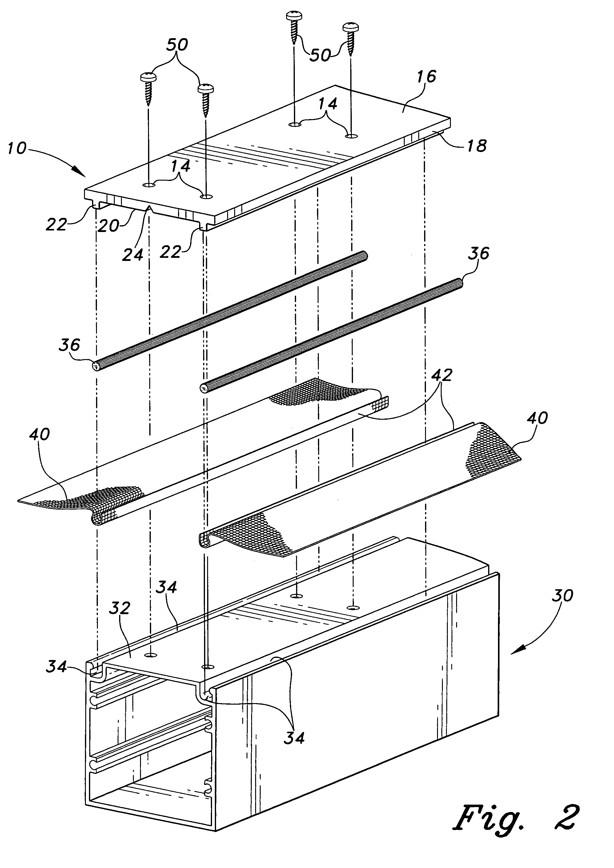 Screen frame reinforcement