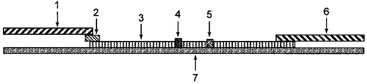 Time-resolved fluorescent immunochromatographic test strip for quantitatively detecting CA153 in blood and preparation method