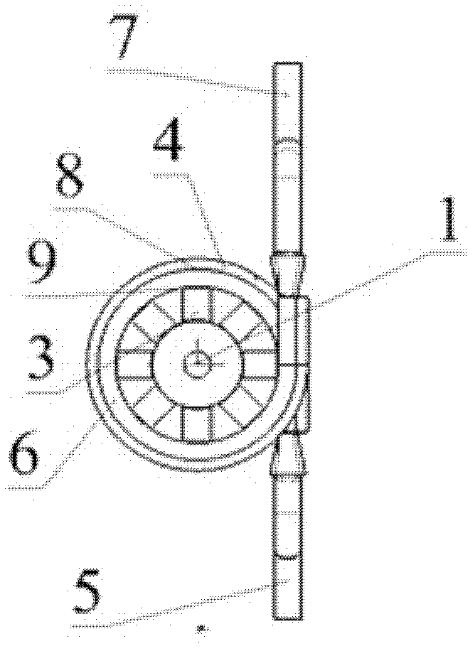 High-temperature liquid metal magnetic force driving pump