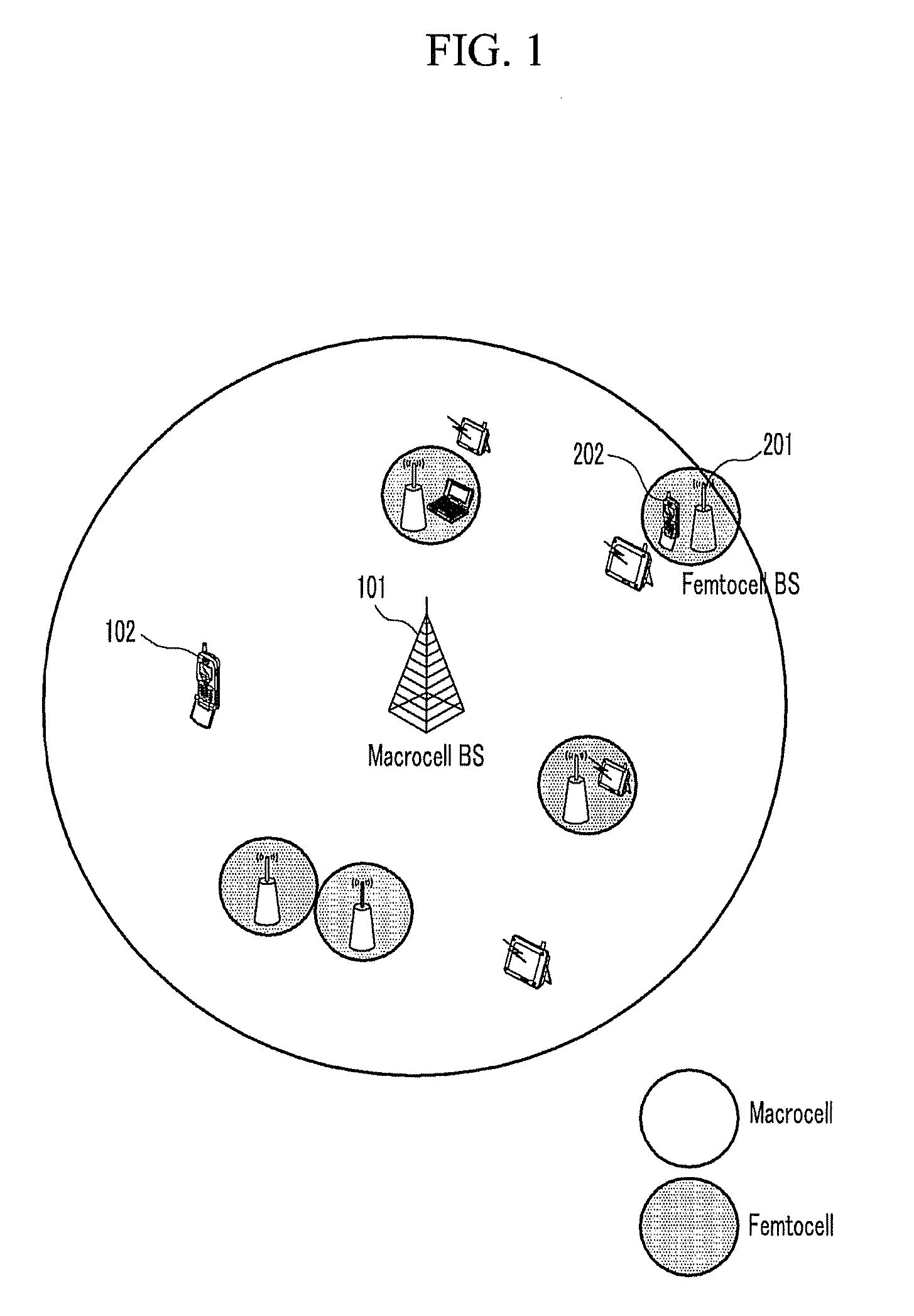 Power control and resource management method of femtocell base station in wideband wireless access system