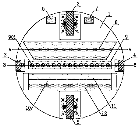 Intelligent dust collecting device with disinfection and sterilization functions