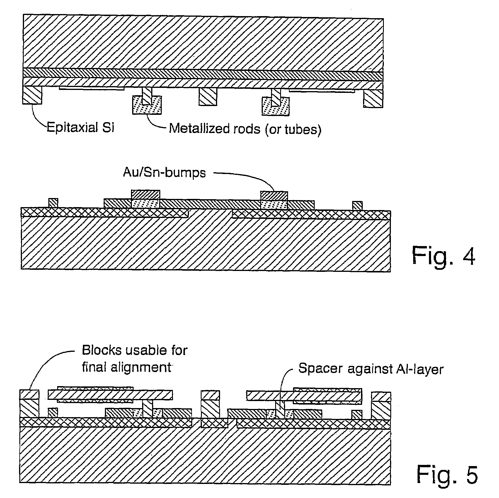 Deflectable microstructure and method of manufacturing the same through bonding of wafers