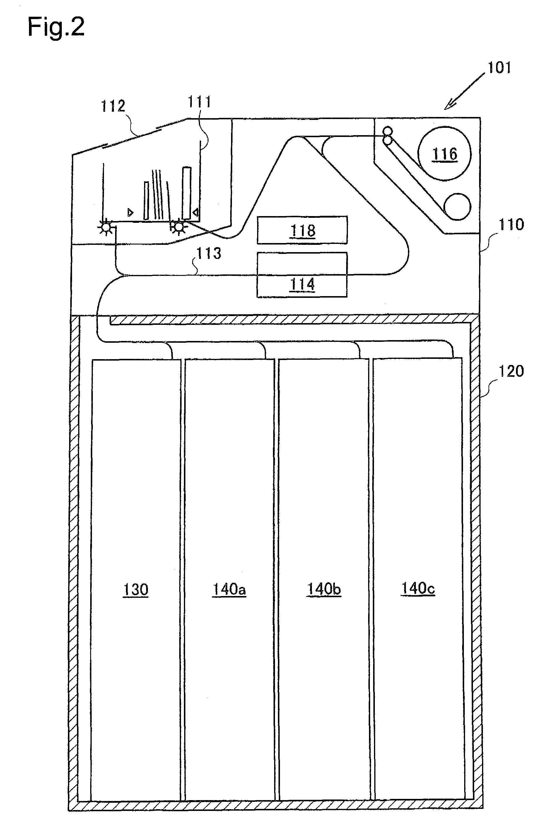 Paper sheet storing apparatus