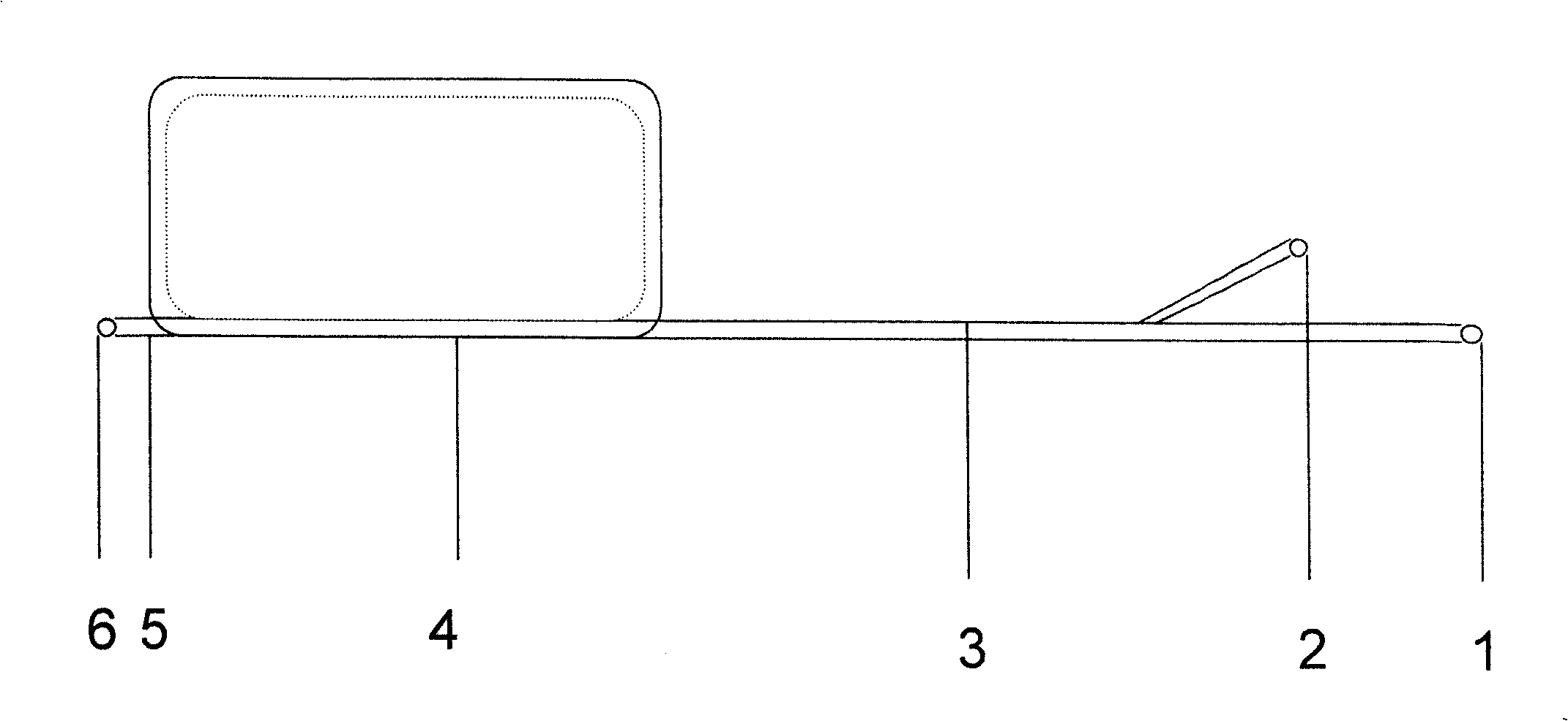 Blood vessel blocking drainage tube with thin wall sandwiched balloon