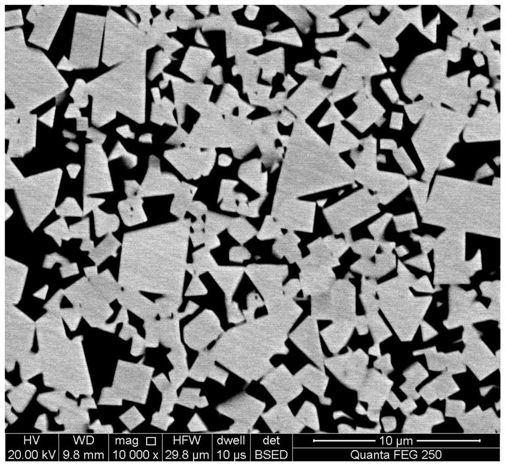 Cobalt-nickel-iron-chromium-based hard alloy material and preparation method thereof