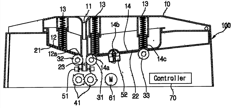 Paper shredding method of electric paper shredder