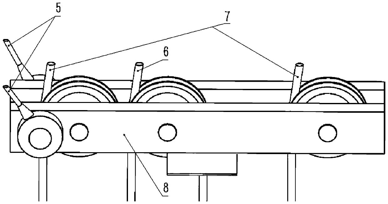 An anti-sway device for a crane