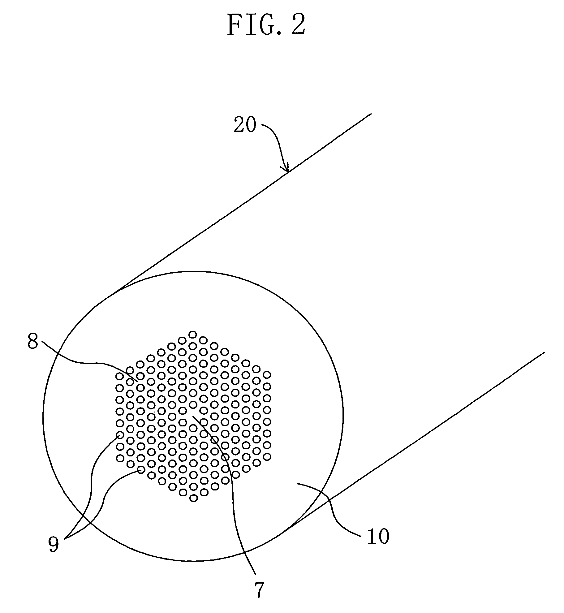 Method for manufacturing photonic crystal fiber