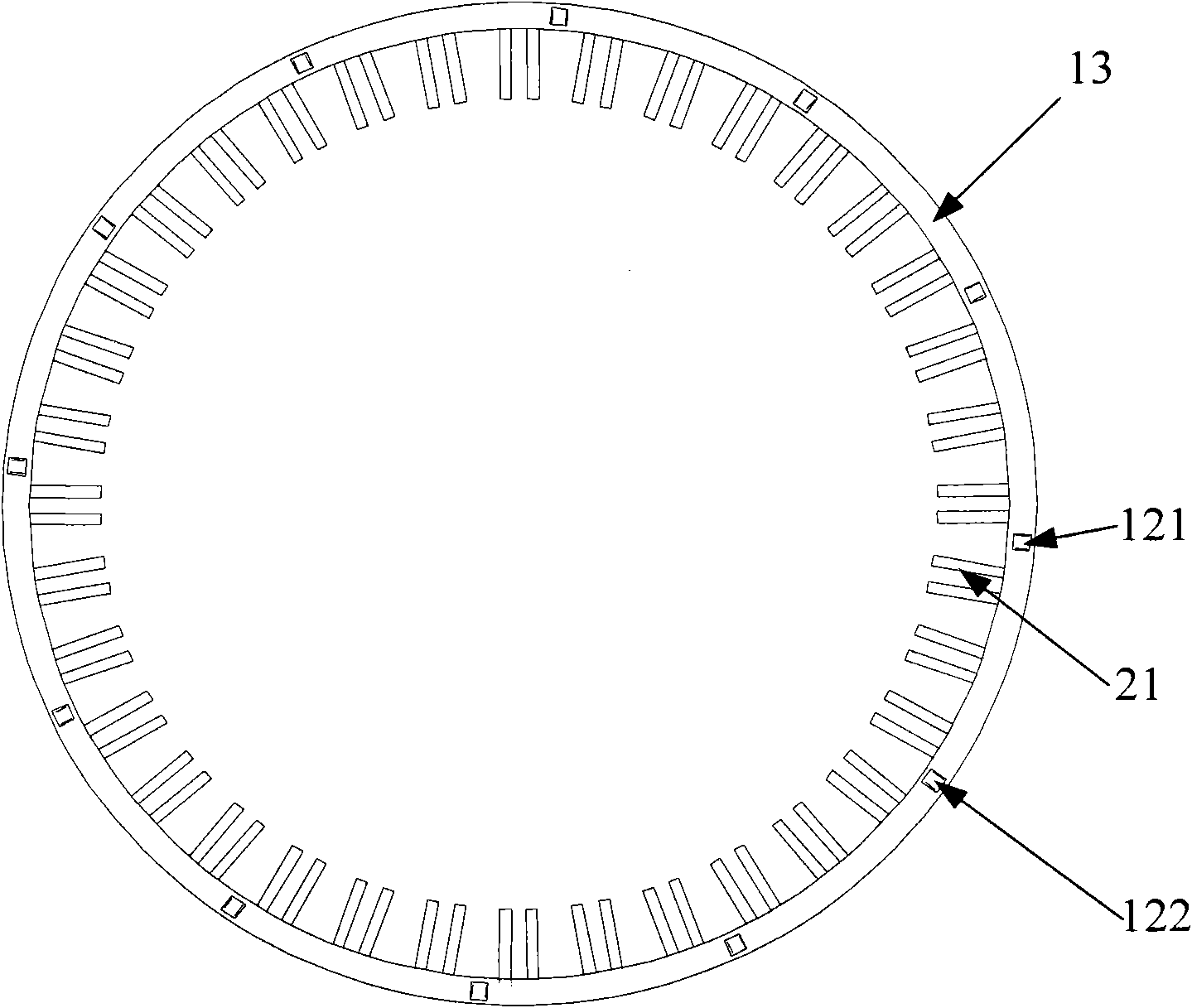 Alternating-current generator and stator thereof