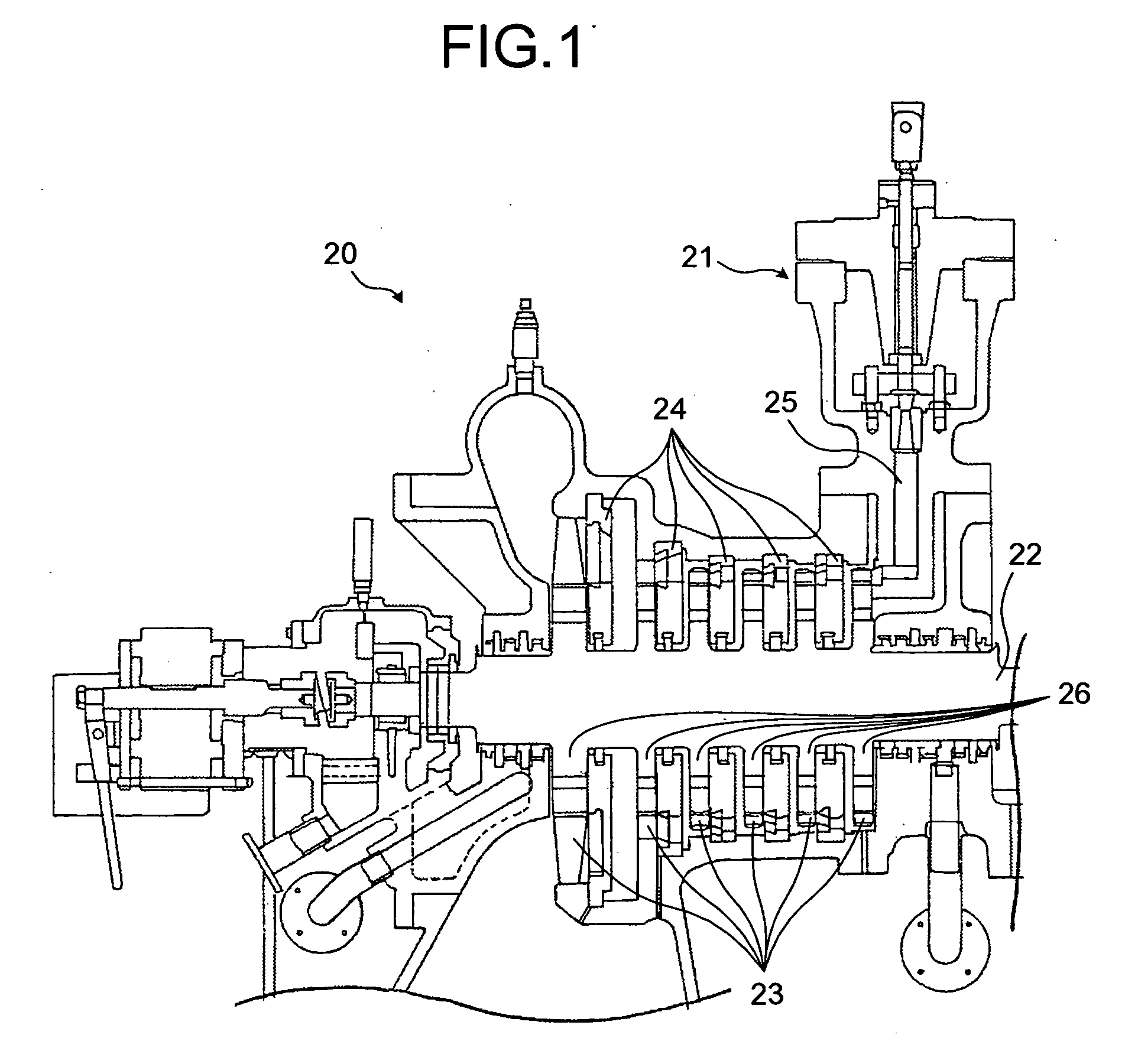 Rotating machine and parts of the same