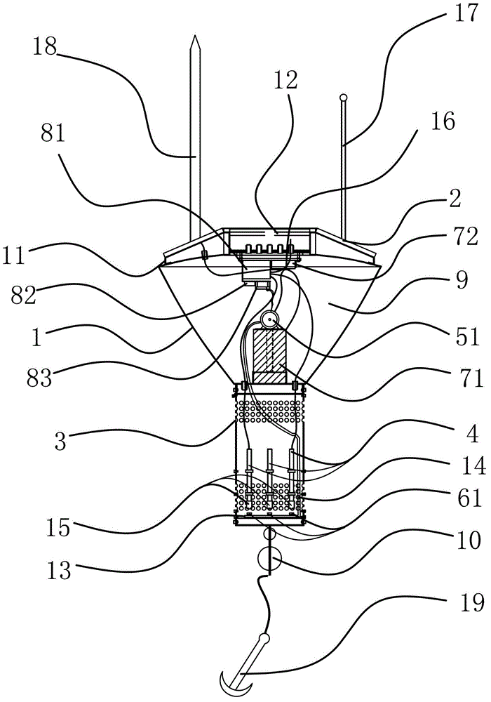 Floating mobile base station for environmental monitoring