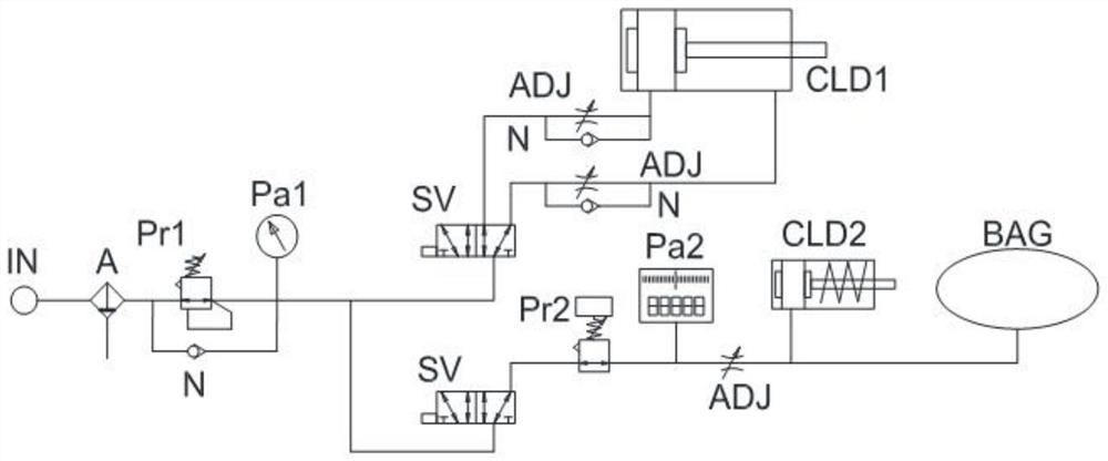 Accurate and automatic pressurizing system for TFT knife