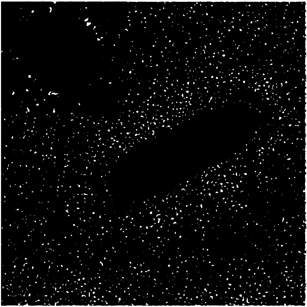 Preparation method and application of carbon quantum dot/metal organic skeleton catalyst