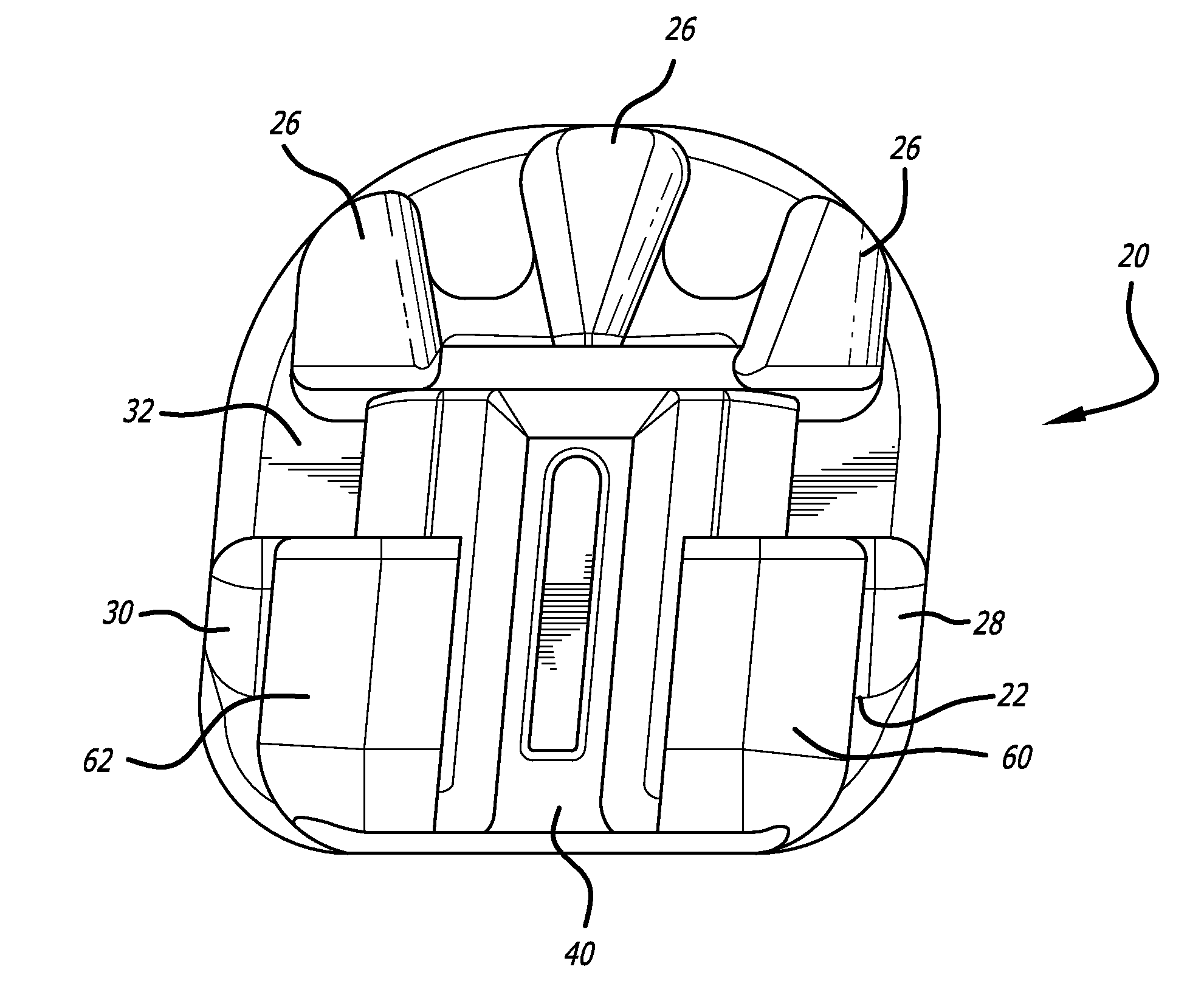 Self-ligating orthodontic bracket