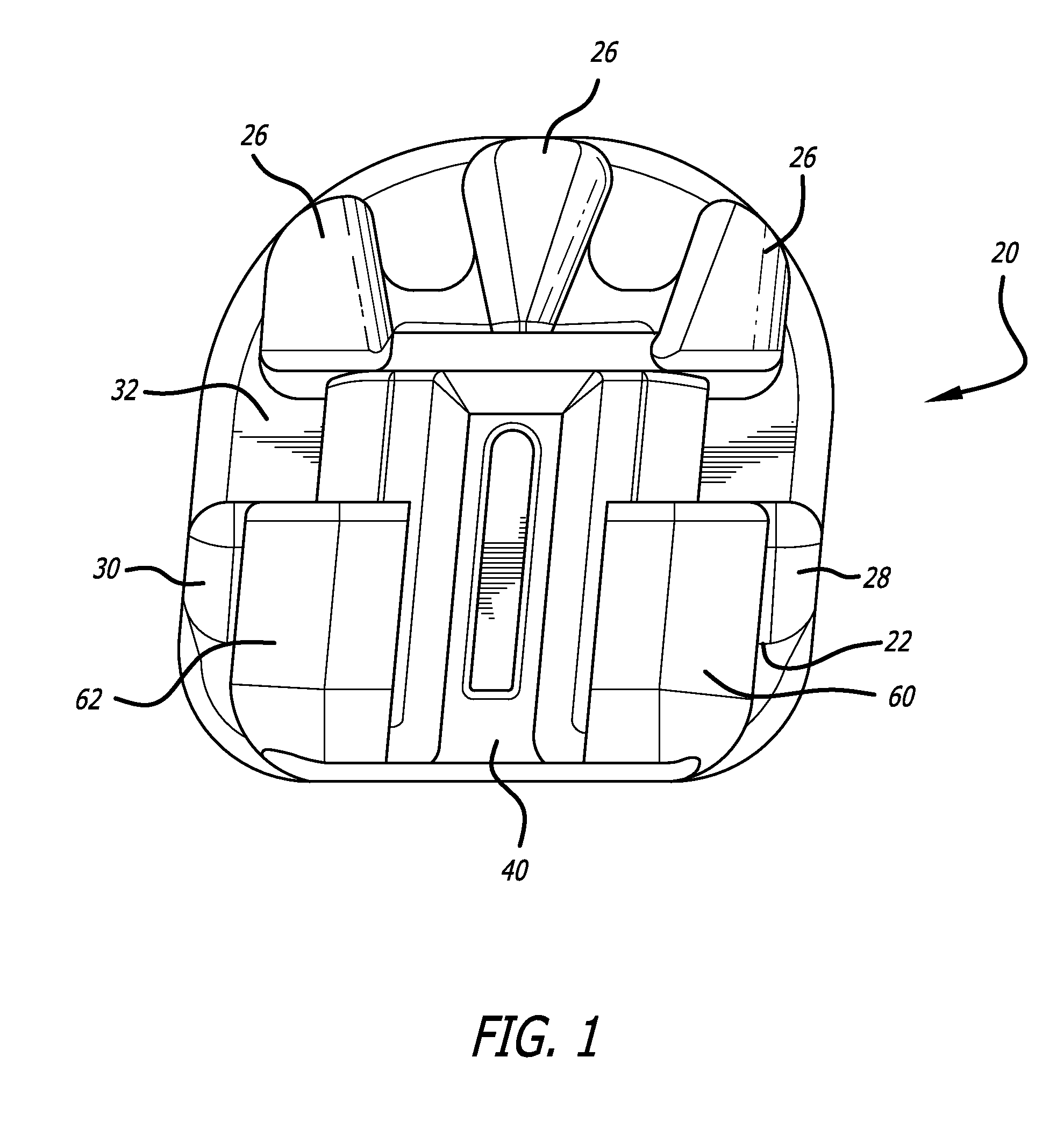 Self-ligating orthodontic bracket