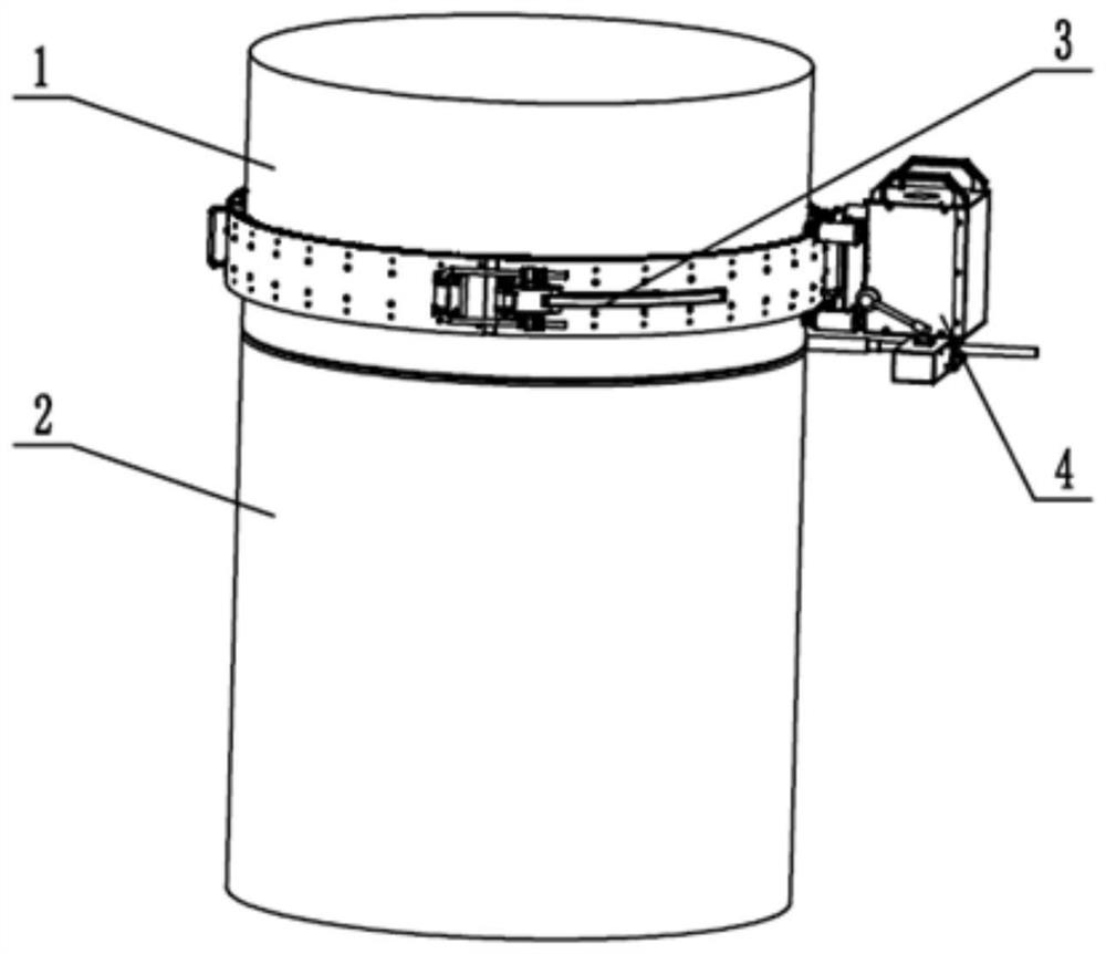 Tubular pile welding vehicle capable of being mounted and dismounted quickly and provided with locking track