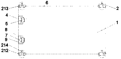 Automatic parking method and special equipment thereof