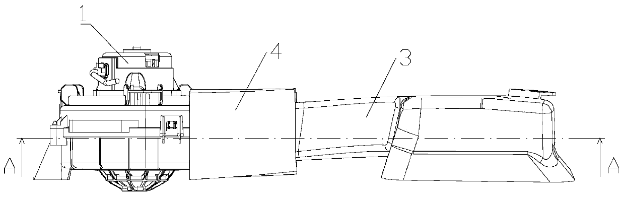 Interior climate control device and vehicle