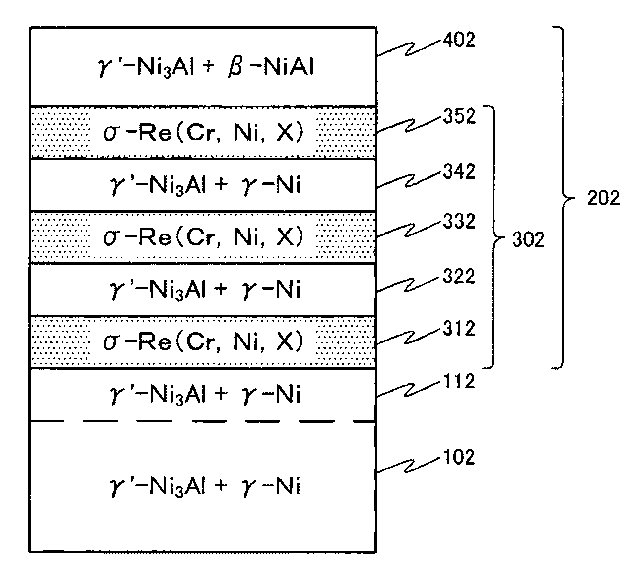 Multilayer alloy coating film, heat-resistant metal member having the same, and method for producing multilayer alloy coating film