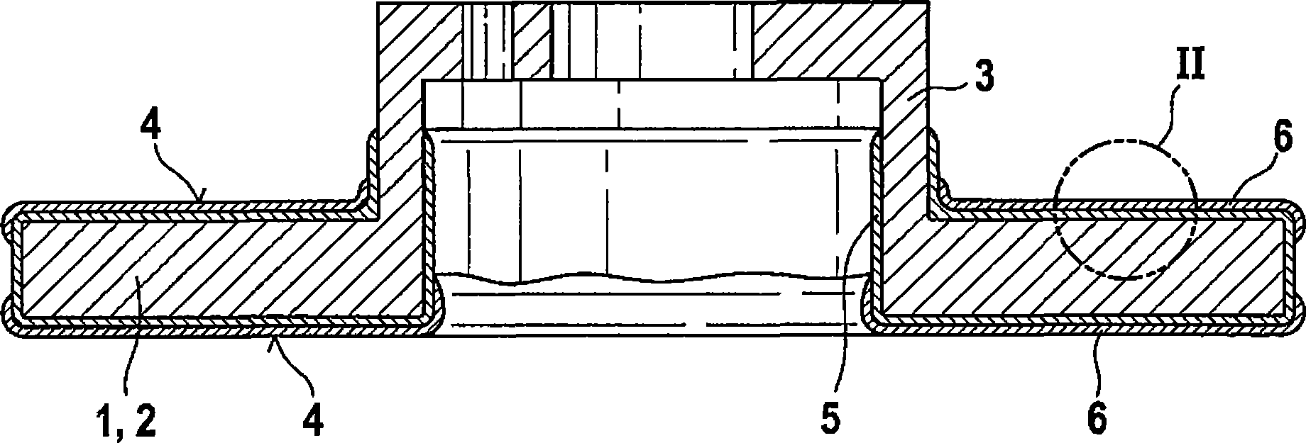 Process for coating a brake disk and brake disk produced by the process