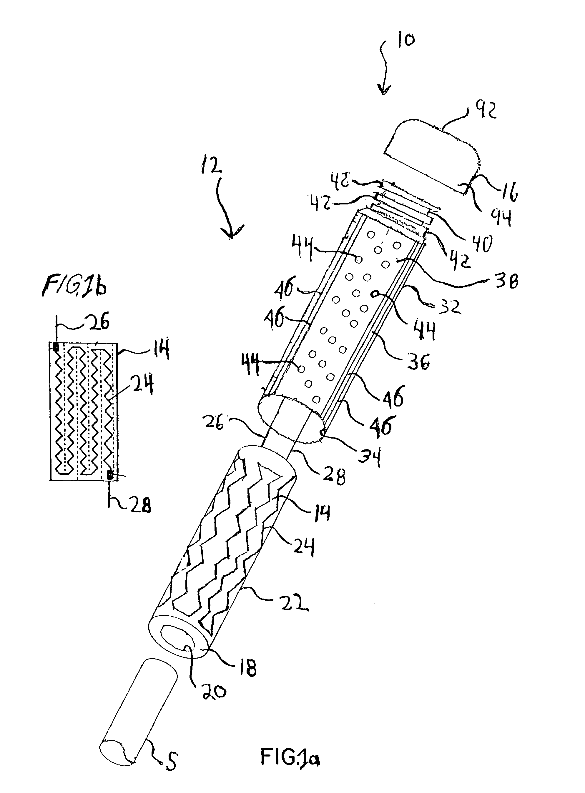 Electrically heated hand grip