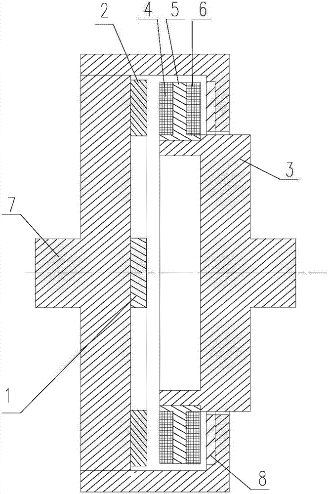 Permanent magnet speed governor with fixed magnetic gap