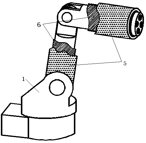 Device and design method for preventing robot from generating accidental collision