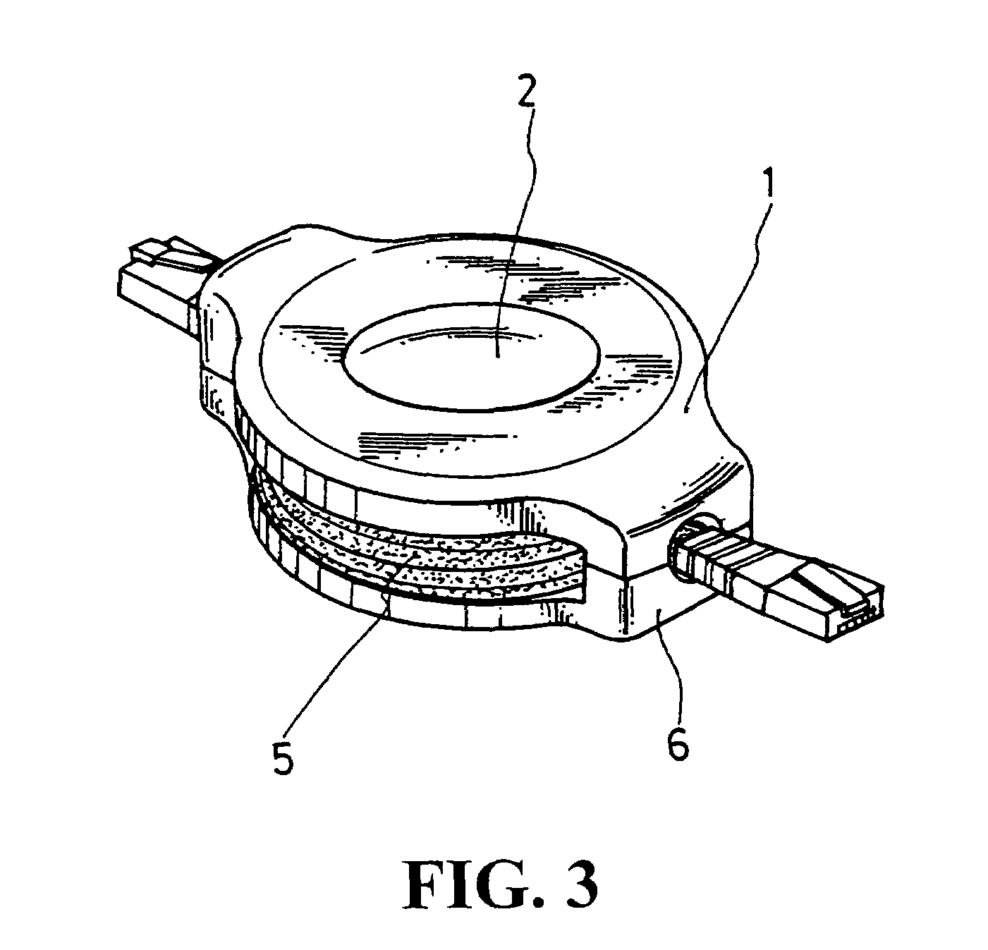 Positioning device for a reel