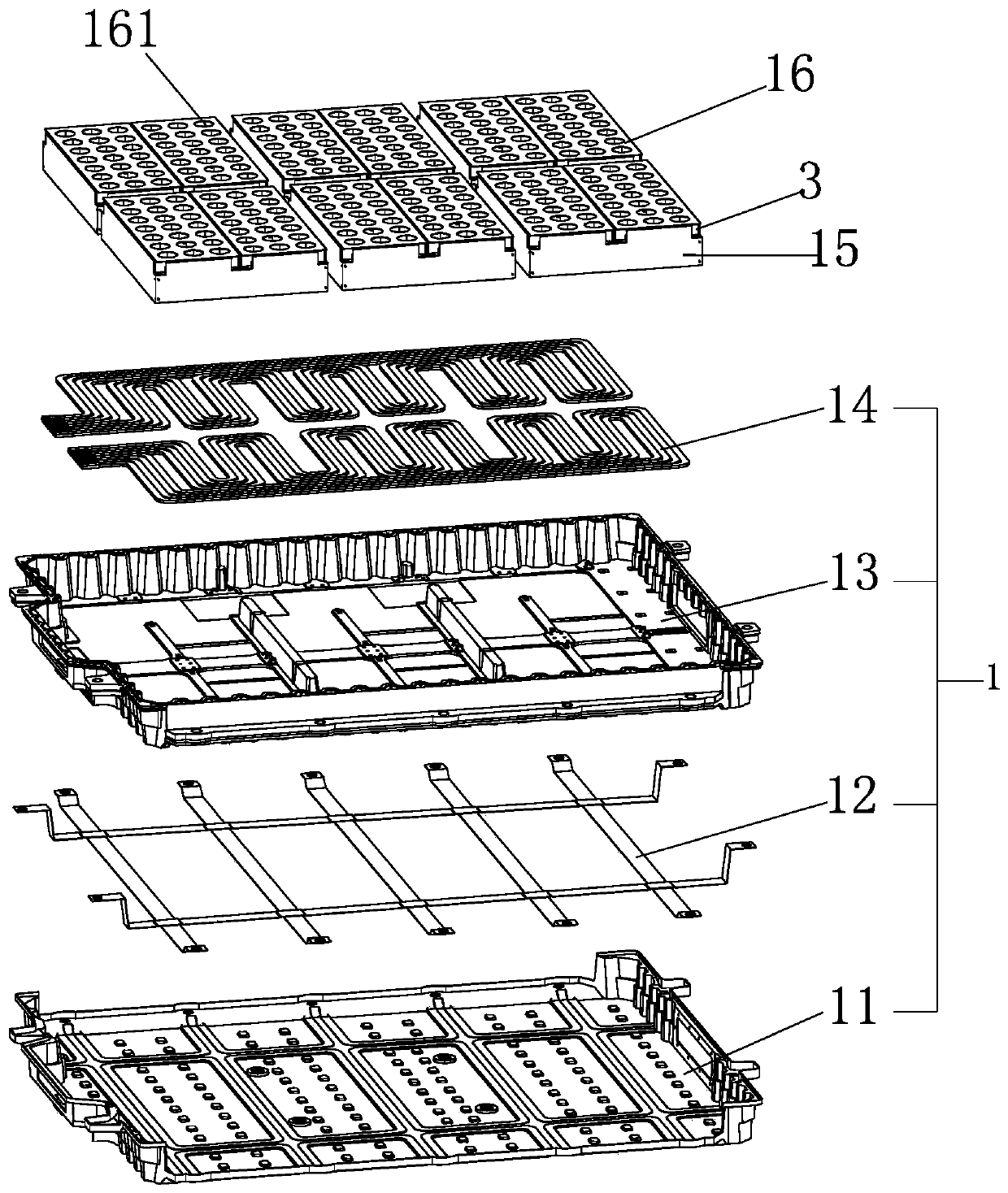 Composite material battery box