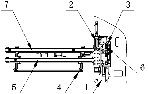 Two-channel stator shell feeding and angle determining device