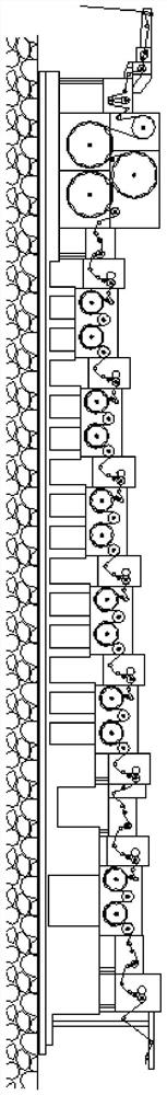 Novel oil removing and setting process and device for chemical fiber fabric production