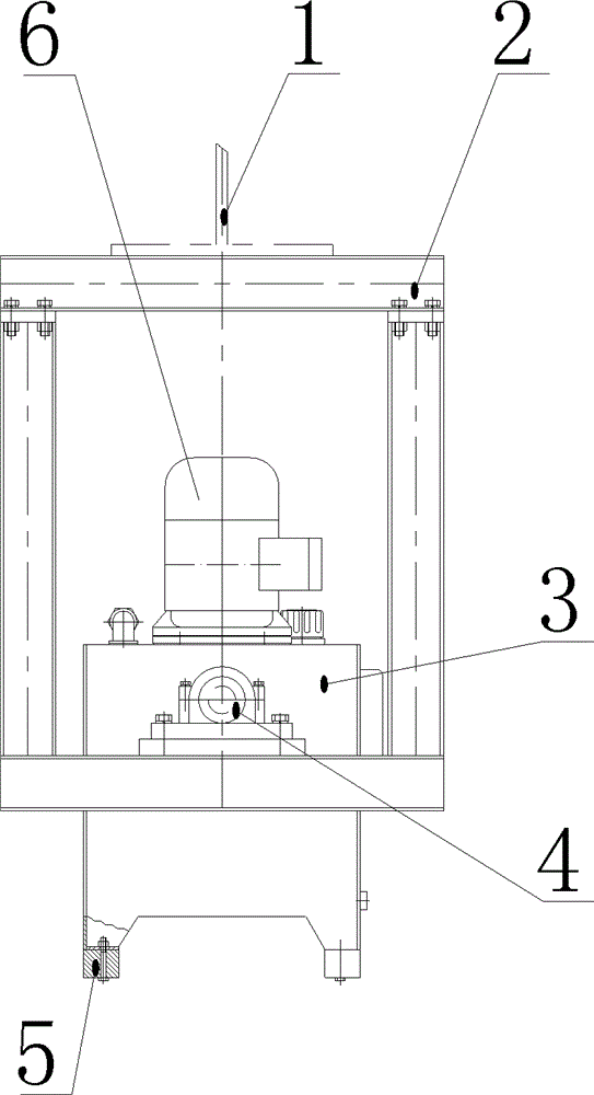 Self-adapting type hydraulic power device for movable bridge