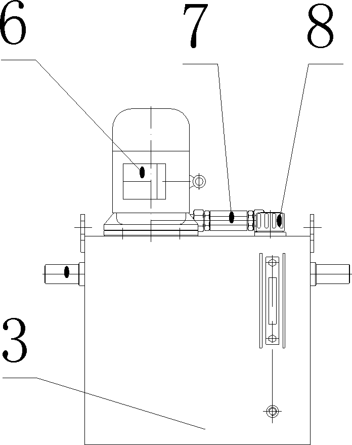 Self-adapting type hydraulic power device for movable bridge